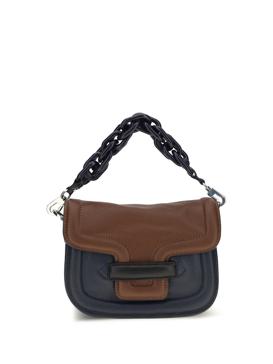Pierre Hardy Alphaville Shoulder Bag — Navy Goatskin/hircus Goatskin
