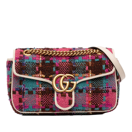 Medium GG Marmont Tweed Shoulder Bag - Image 1