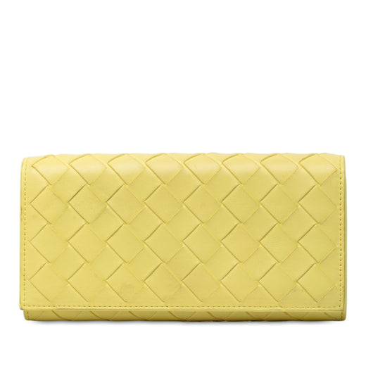 Nappa Intrecciato Continental Flap Wallet - Image 1