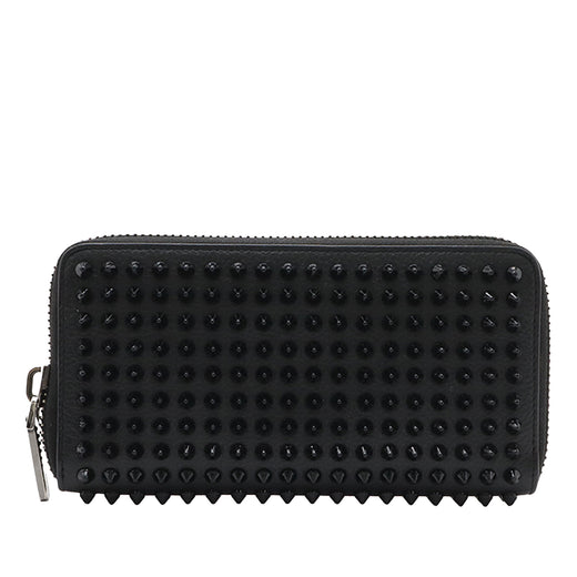 Grained Calfskin Spikes Panettone Long Wallet - Image 1