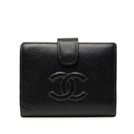 CC Caviar Bifold Wallet - Image 1