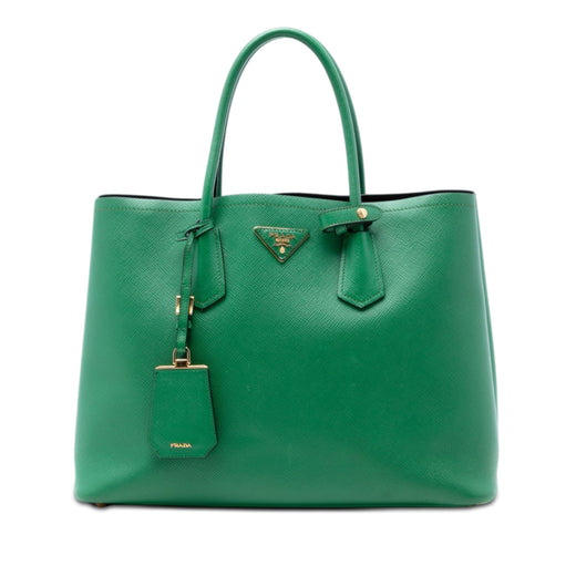 Medium Saffiano Cuir Double Satchel - Image 1