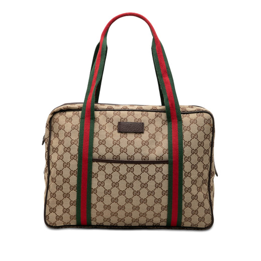 GG Canvas Web Business Bag - Image 1
