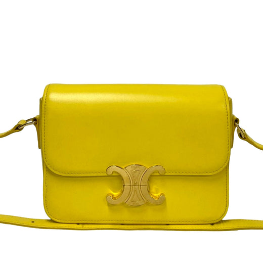 Teen Shiny Calfskin Triomphe Crossbody - Image 1