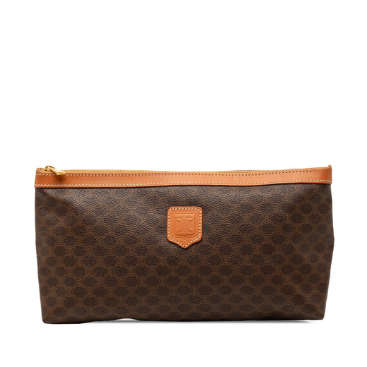 Macadam Coated Canvas Clutch - Image 1