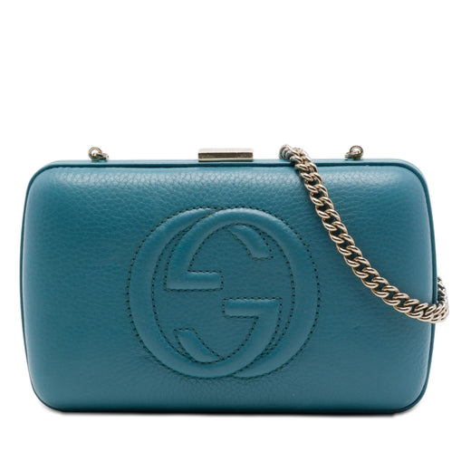 Calfskin Soho Clutch on Chain - Image 1