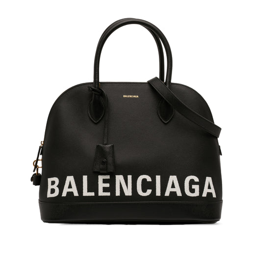 Grained Calfskin Ville Top Handle Bag M - Image 1
