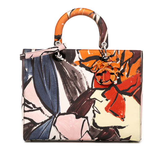 Large Canvas Floral Graffiti Lady D Lite - Image 1