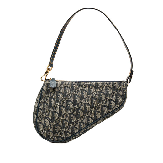 Mini Diorissimo Canvas Saddle Pochette - Image 1