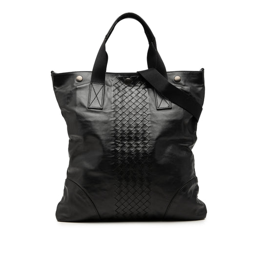 Intrecciato Trimmed Nappa Convertible Tote - Image 1