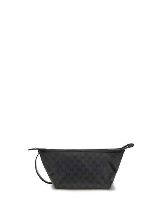 Gucci Essence Clutch — Black Cotton; Linen; Polyurethane
