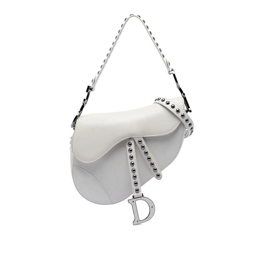 Studded Leather Saddle Bag - Image 1