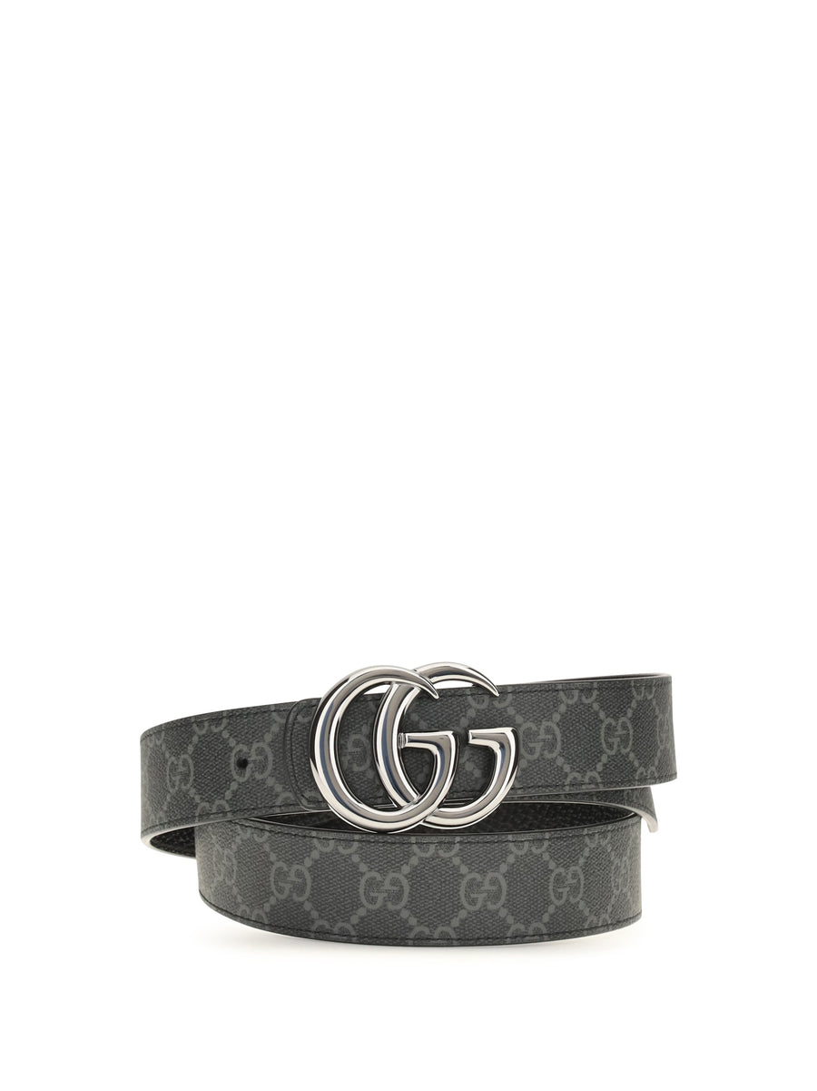 Gucci Reversible Leather Belt — Black Calf Bos Taurus