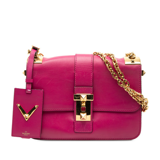 Leather B Rockstud Shoulder Bag - Image 1