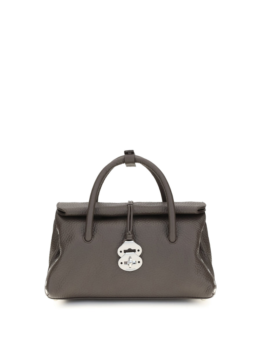 Zanellato Dotta Centauro Shoulder Bag — Brown Calf Leather Bos Taurus