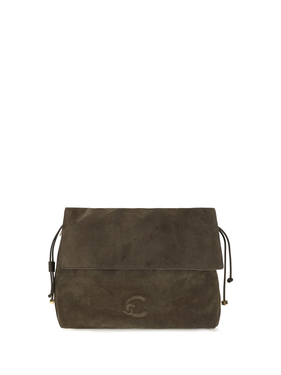 Coccinelle Lidia Shoulder Bag — Brown Calf Leather Bos Taurus