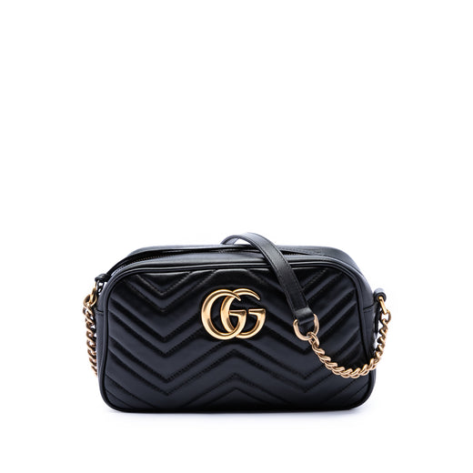Small GG Marmont Matelasse Calfskin Crossbody - Image 1