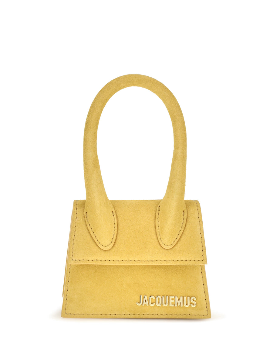 Jacquemus Top Handle Bag — Yellow Leather