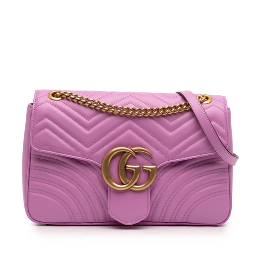 Large GG Marmont Matelasse Leather Shoulder Bag - Image 1