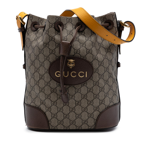 GG Supreme Neo Vintage Drawstring Bucket Bag - Image 1