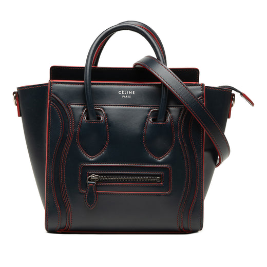 Nano Bicolor Smooth Calfskin Luggage Tote - Image 1