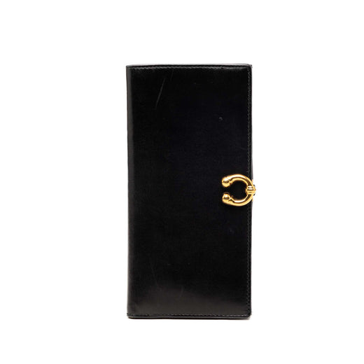 Calfskin Horseshoe Long Wallet - Image 1