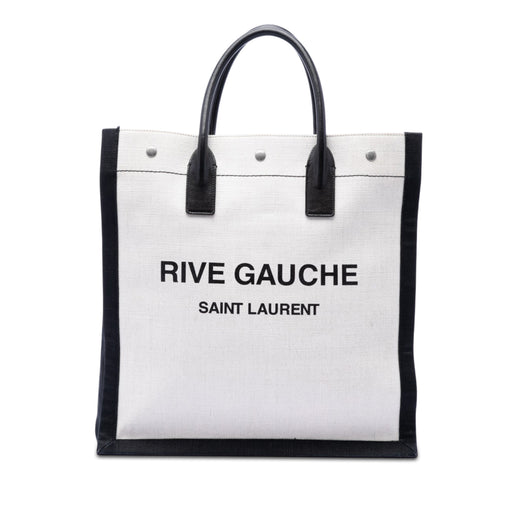 Linen Rive Gauche North South Tote - Image 1