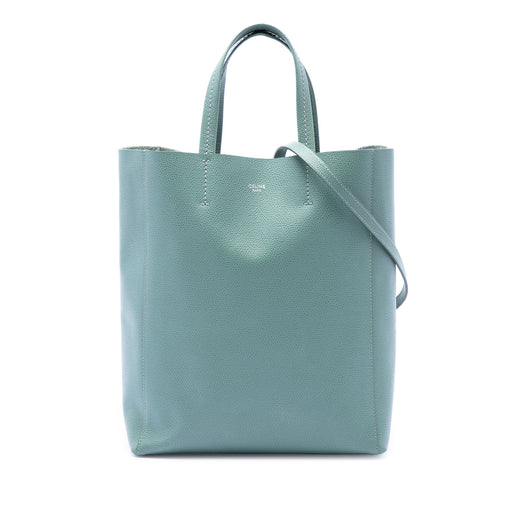 Small Grained Calfskin Vertical Cabas Tote - Image 1