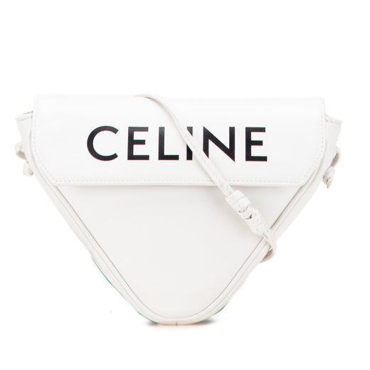 Smooth Calfskin Logo Triangle Crossbody - Image 1