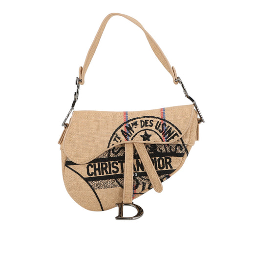 Jute Union Embroidered Saddle Bag - Image 1