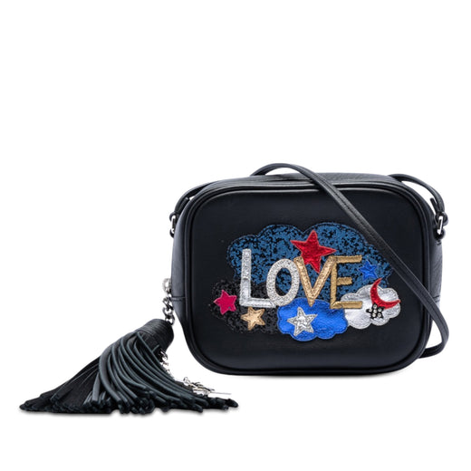 Mini Embroidered Nappa Love Blogger Camera Bag - Image 1