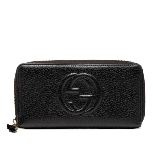 Grained Calfskin Soho Zip Around Wallet - Image 1