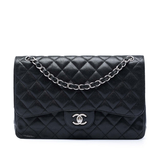 Jumbo Classic Caviar Double Flap - Image 1