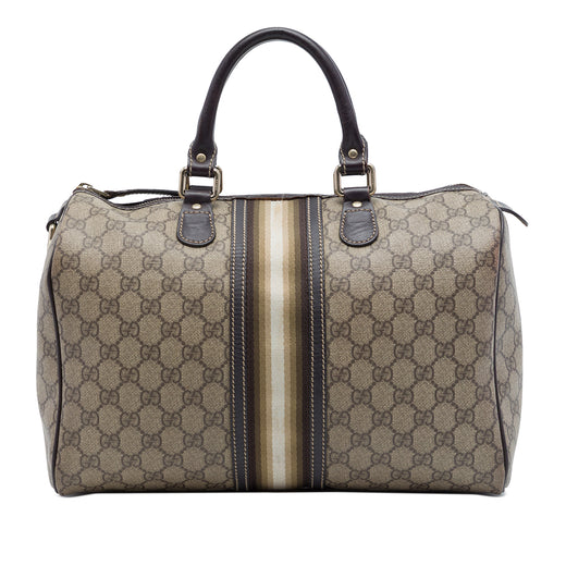 Medium GG Supreme Joy Web Boston Bag - Image 1