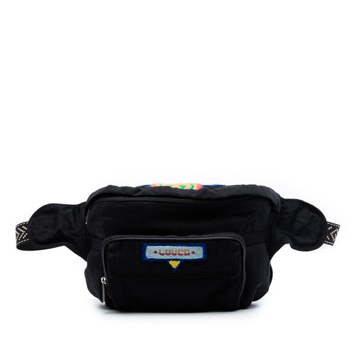 Nylon 80s Patch Convertible Belt Bag - Image 1