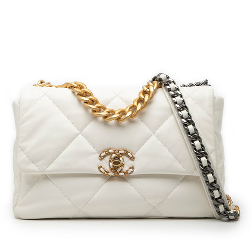 Large Lambskin 19 Flap - Image 1