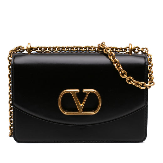 Small Shiny Calfskin VLogo Vain Crossbody - Image 1