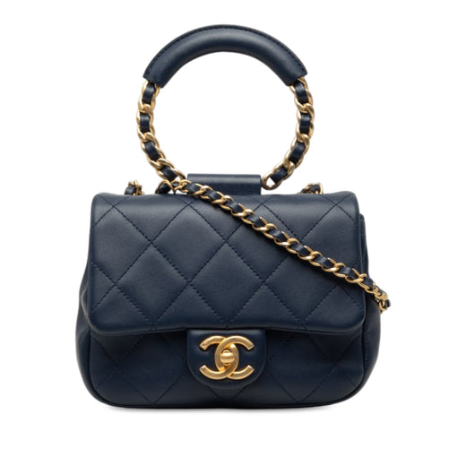 Mini Quilted Lambskin In The Loop Flap - Image 1