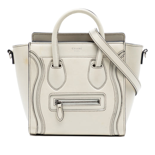 Nano Leather Luggage Tote - Image 1