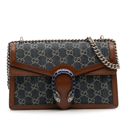 Medium GG Denim Dionysus Shoulder Bag - Image 1