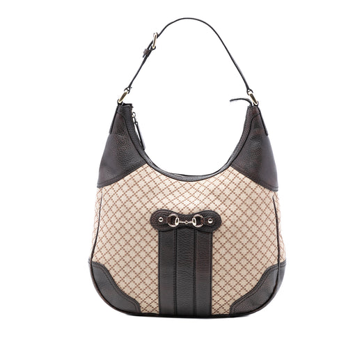 Diamante Canvas Catherine Shoulder Bag - Image 1