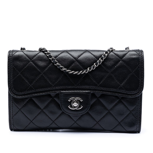 Small Quilted Lambskin Citizen Zip Flap - Image 1