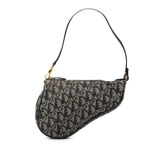 Mini Diorissimo Canvas Saddle Pochette - Image 1