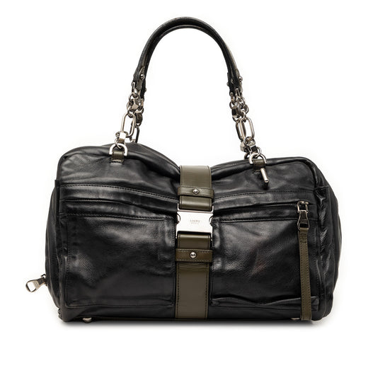 Bicolor Leather Laura 33 Handbag - Image 1