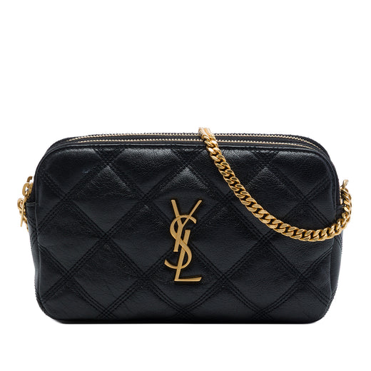 Mini Quilted Lambskin Becky Double Zip Crossbody - Image 1