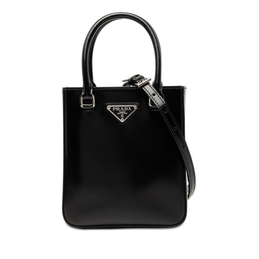 Small Spazzolato Leather Satchel - Image 1