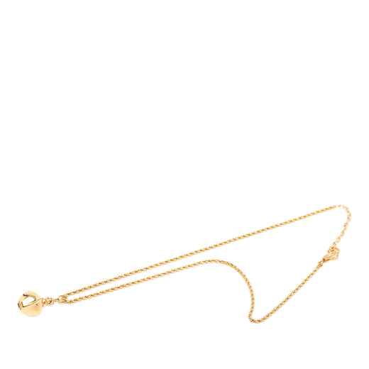 Gold Plated Perfume Bottle Pendant Necklace - Image 1