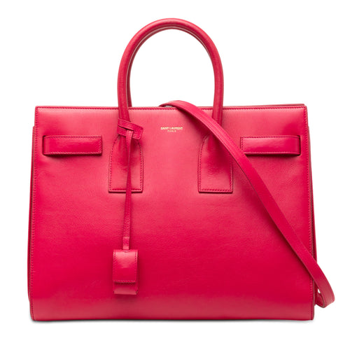 Small Leather Sac De Jour Satchel - Image 1