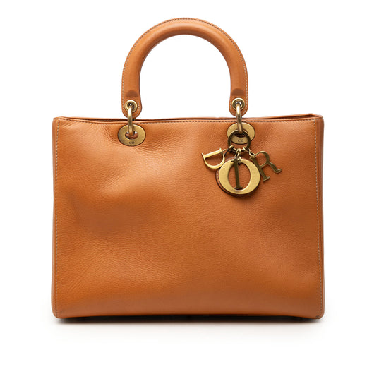 Large Calfskin Lady Dior - Image 1