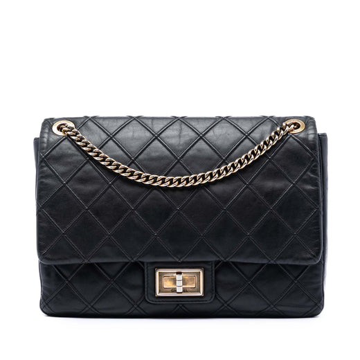 Large Diamond Debossed Calfskin Reissue 2.55 Cosmos Flap - Image 1
